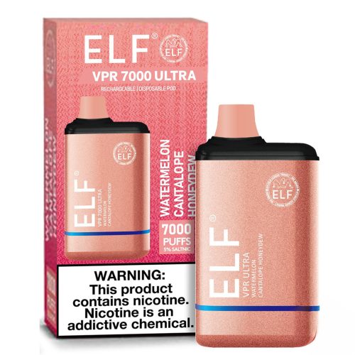 ELF VPR ULTRA 7000 PUFFS DISPOSABLE 7K 5% - Watermelon Cantalope Honeydew