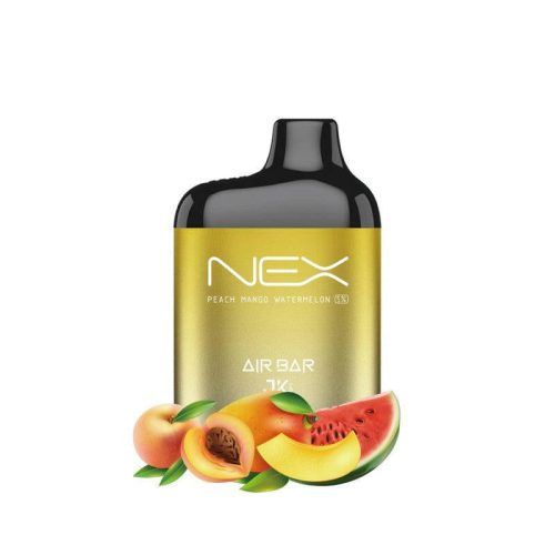 Air Bar NEX 6500 Puffs Disposable Vape-PEACH MANGO WATERMELON