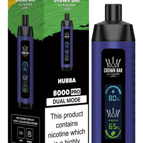 Al Fakher Crown Bar PRO 8000 Puffs - Hubba 