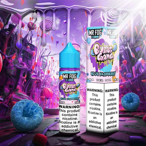 MR FOG E-LIQUID BUBBLE GANG 60ML - Blue Raspberry