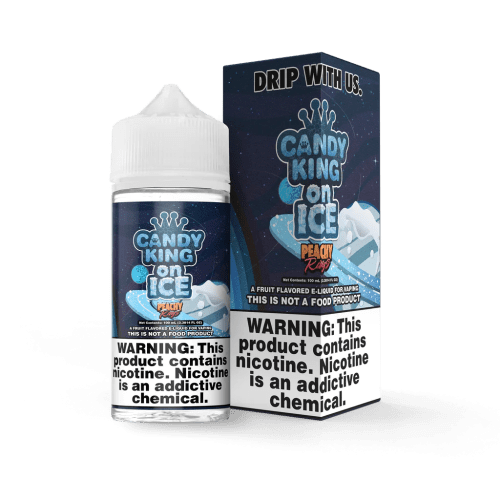 Candy King On Ice E-Liquid 100ML Peachy Rings On Ice