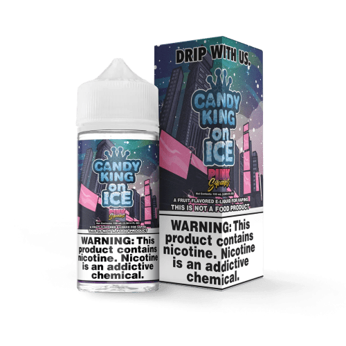 Candy King On Ice E-Liquid 100ML Pink Squares On Ice