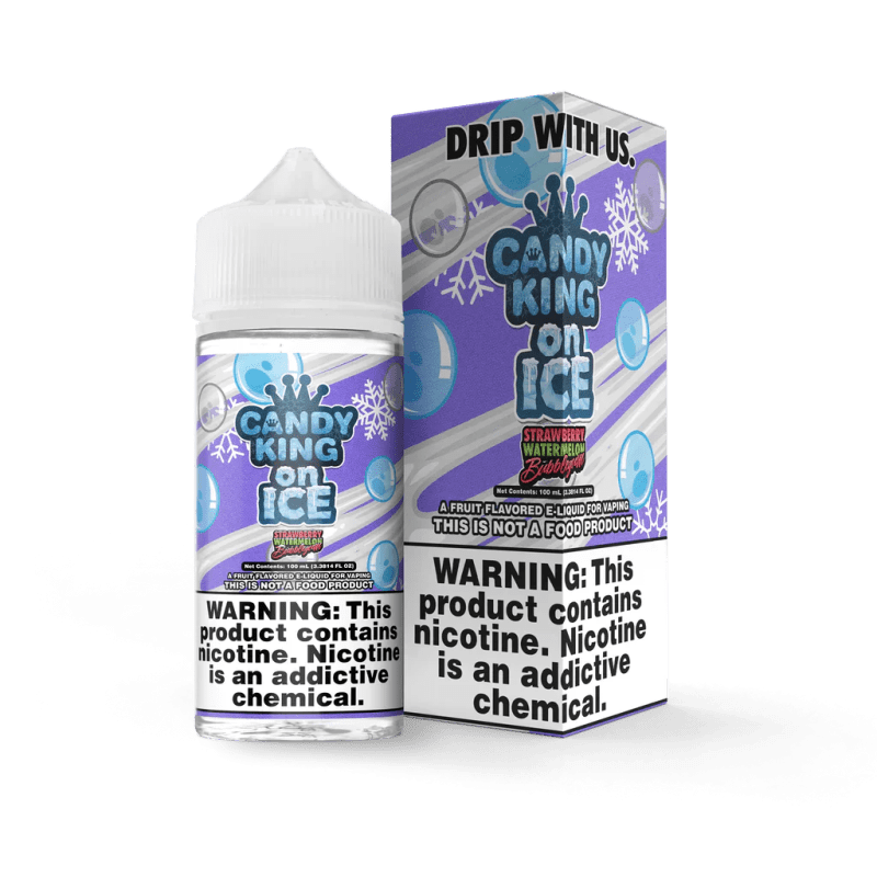 Candy King On Ice E-Liquid 100ML Strawberry Watermelon Bubblegum On Ice