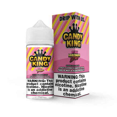 Candy King E-Liquid 100ML PINK LEMONADE STRIPS