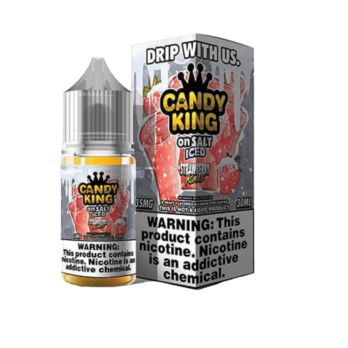 Candy King On Salt ICED Nicotine Salt E Liquid 30ML Strawberry Rolls 07843 PhotoRoom.png PhotoRoom 1