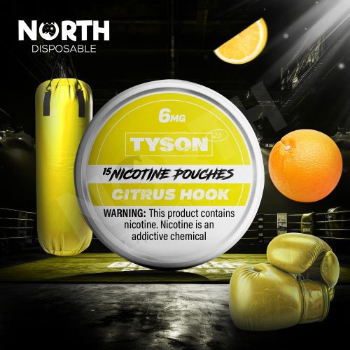 TYSON 2.0 Nicotine Pouches - Citrus Hook 6mg