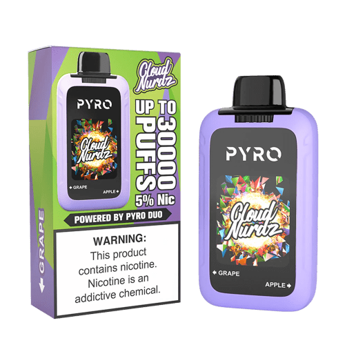 Cloud Nurdz X Pyro Duo 30K - Grape + Apple 