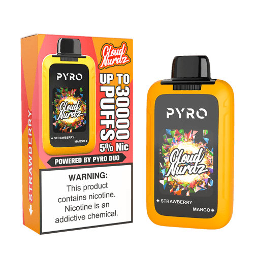 Cloud Nurdz X Pyro Duo 30K - Strawberry + Mango 