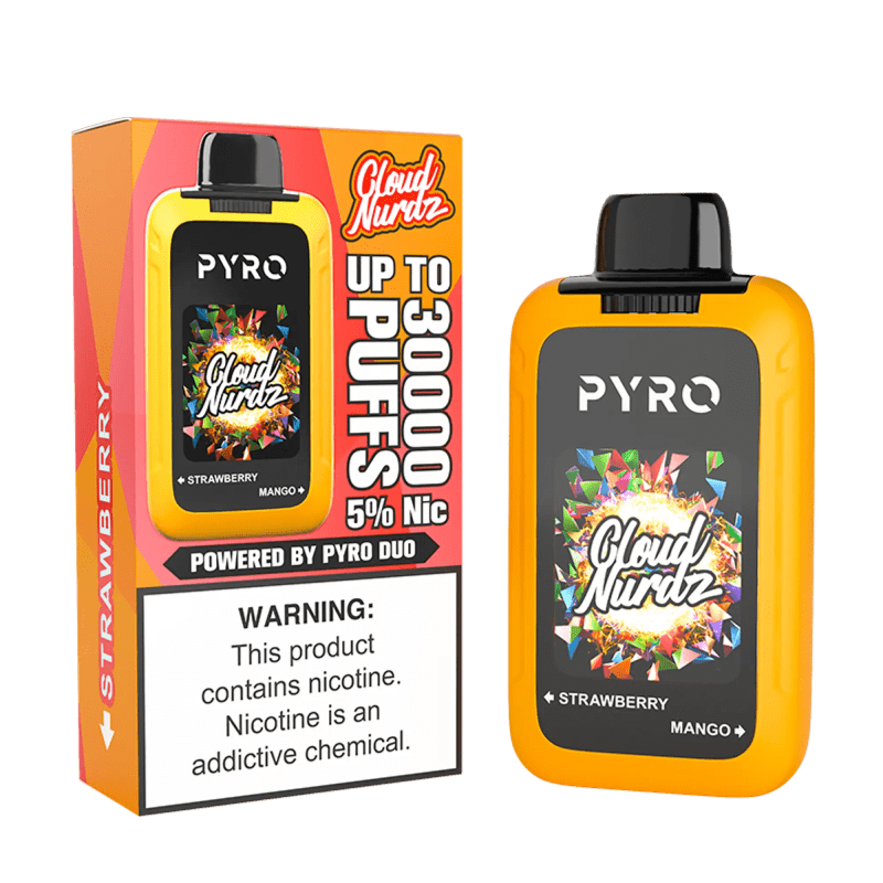 Cloud Nurdz X Pyro Duo 30K - Strawberry + Mango