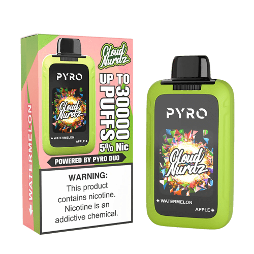 Cloud Nurdz X Pyro Duo 30K - Watermelon + Apple 