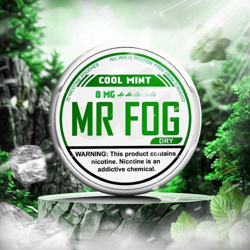 MR FOG NICOTINE POUCHES 8MG - Dry Cool Mint