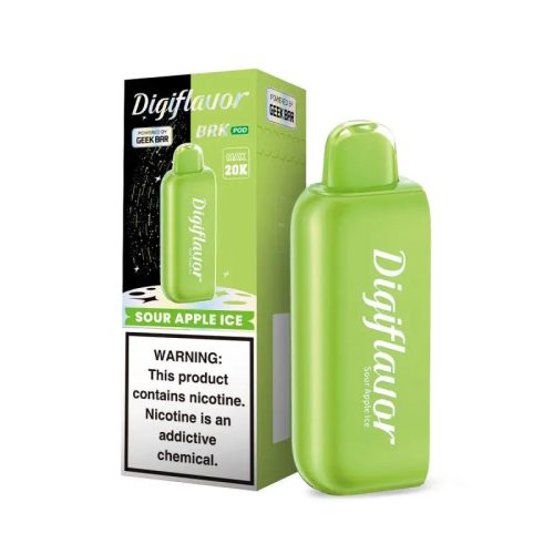 Geek Bar DigiFlavor 20K BRK Disposable  - Sour Apple Ice 