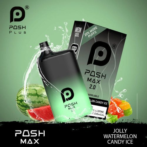 POSH MAX 2.0 5200 DISPOSABLE-JOLLY WATERMELON CANDY ICE