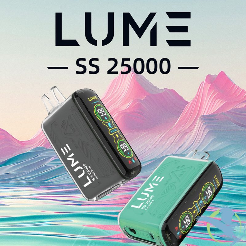 Lume SS25000 Puffs Disposable Vape Device With Dual Single Coil Selection Unique LED Screen Display of 5 WHOLESALE 2 90858