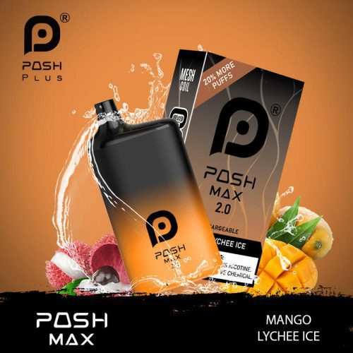 POSH MAX 2.0 5200 DISPOSABLE-MANGO LYCHEE ICE