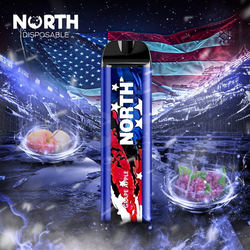 North 5000 Disposable - Grape Apple (Patriotic Edition)