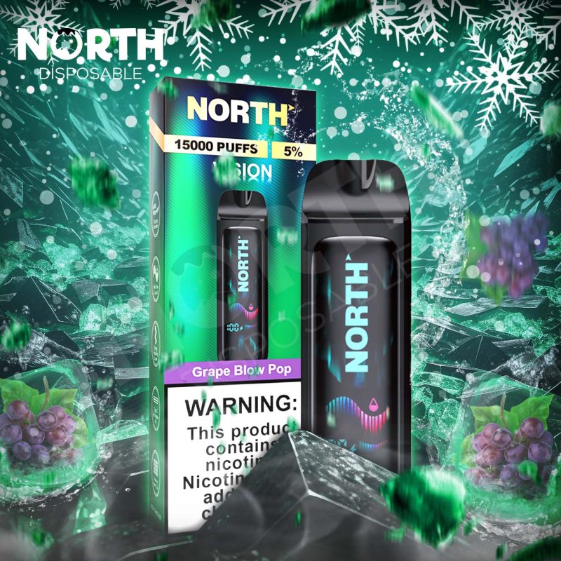 North Vision 15K Disposable - Grape Blow Pop