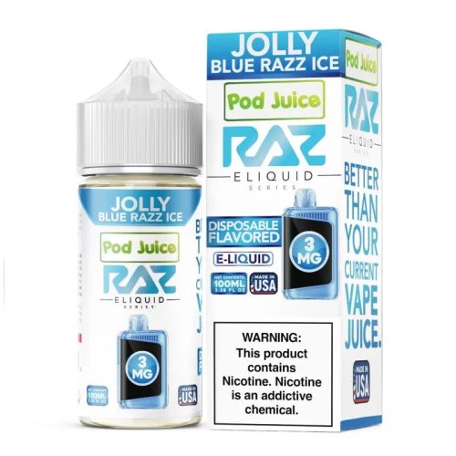 POD Juice x RAZ Series Nicotine E Liquid 100ML Alternative pods Online Vape Smoke Shop 245432543