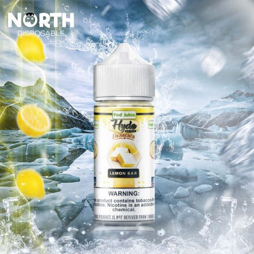 POD Juice x Hyde Synthetic Nicotine E-Liquid 100ML - Lemon Bar 