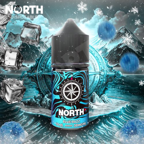 North Nicotine Salt E-Liquid 30ML - Blue Razz