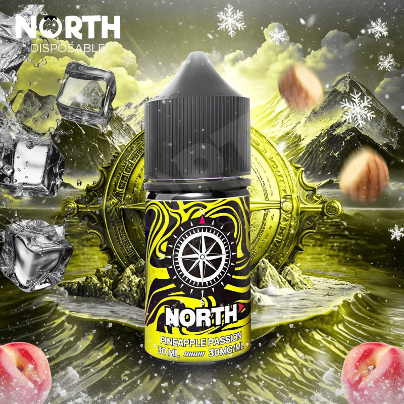 North Nicotine Salt E-Liquid 30ML - Pineapple Passion