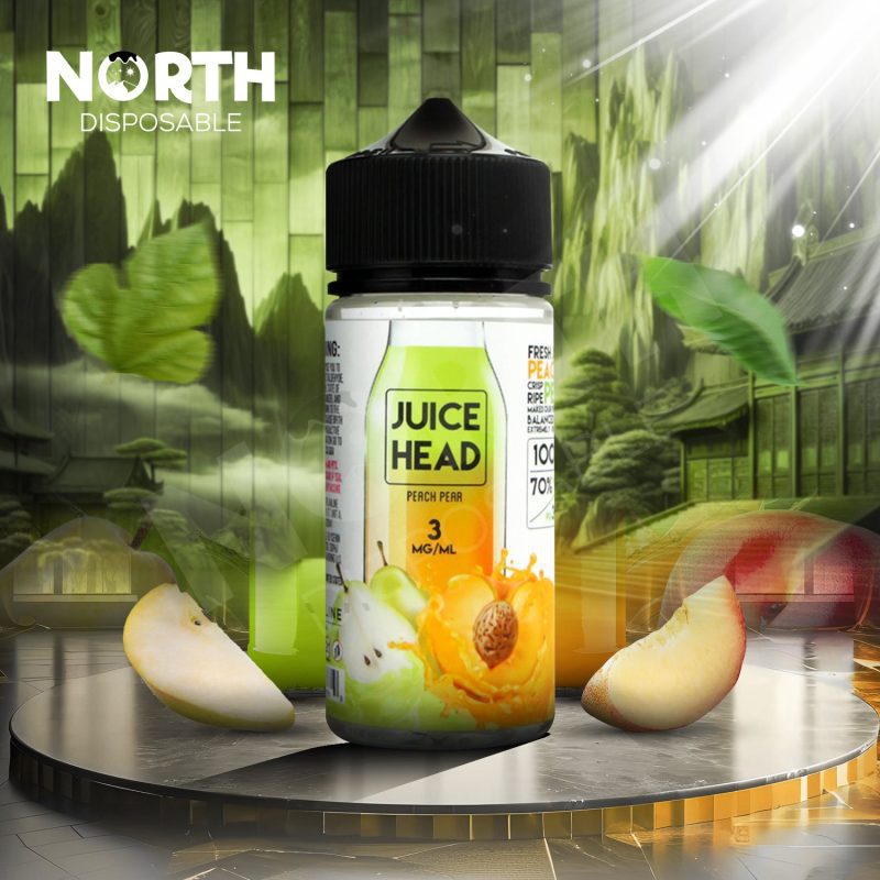 Juice Head E-Liquid 100ML - Peach Pear