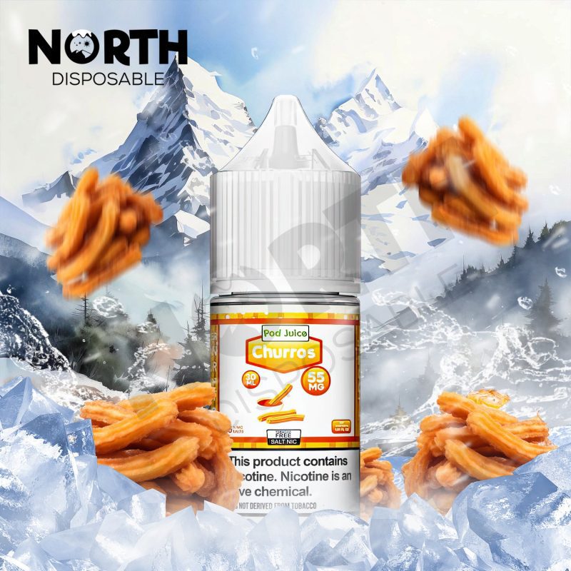 POD Juice Synthetic Nicotine Salt E-Liquid 30ML - Churros