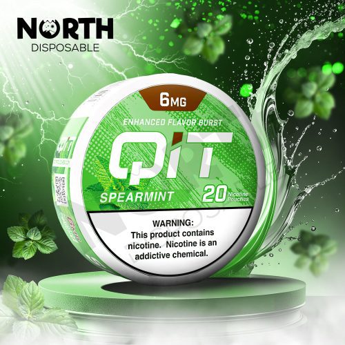 QIT Nicotine Salt  Pouches 20ct - Spearmint 