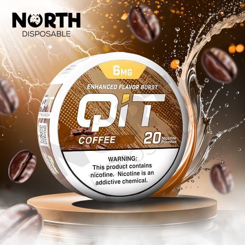 QIT Nicotine Salt  Pouches 20ct - Coffee 