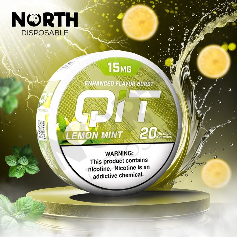 QIT Nicotine Salt  Pouches 20ct - Lemon Mint