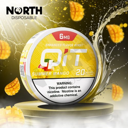 QIT Nicotine Salt  Pouches 20ct - Summer Mango 