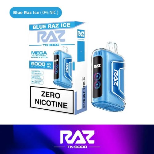 RAZ TN9000 Disposable Vape 0% Geek Vape - Blue Raz Ice