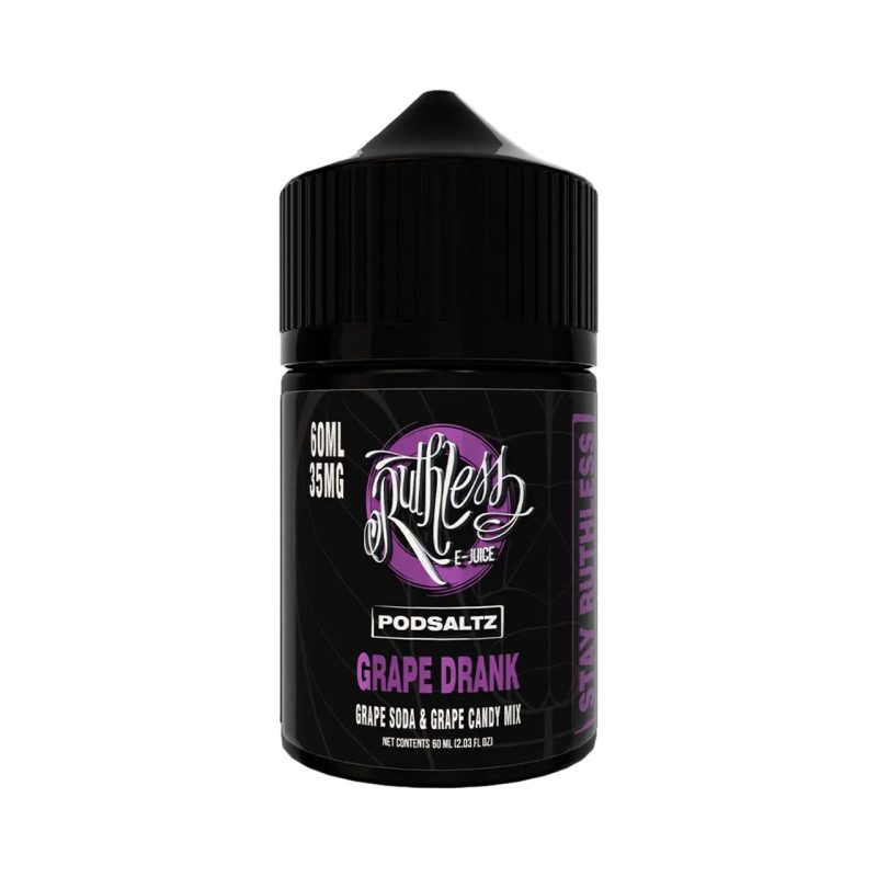 Ruthless Podsaltz Nicotine E-Liquid 60ML - Grape Drank