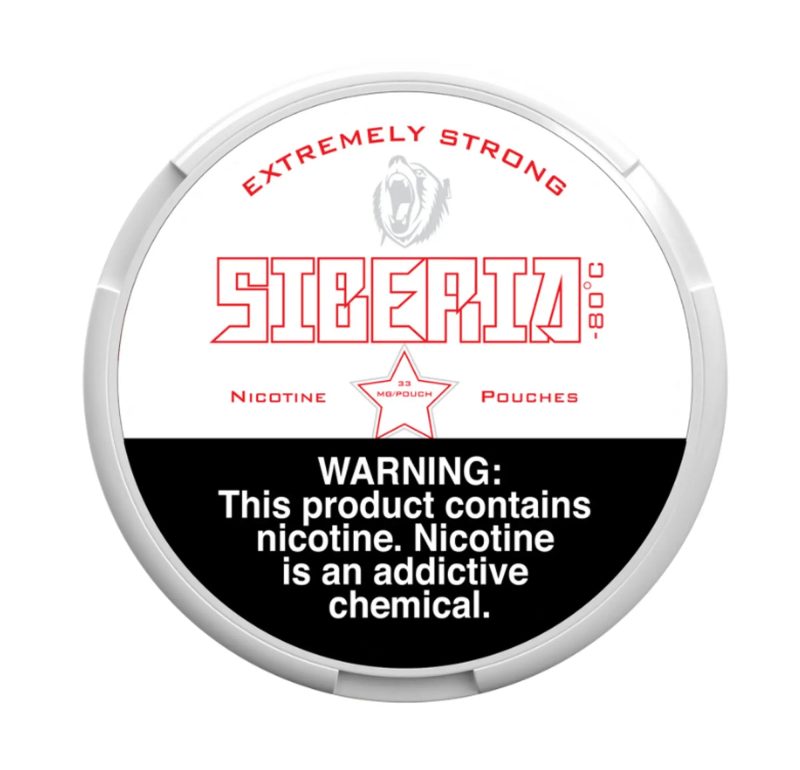 SIBERIA NICOTINE POUCHES REGULAR 33MG SIBERIA 237843429