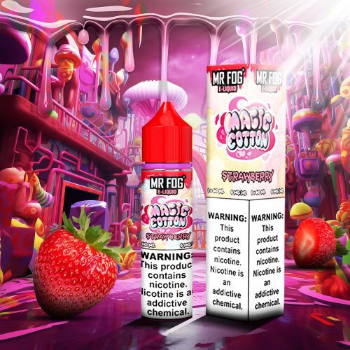 MR FOG E-LIQUID MAGIC COTTON 100ML - Strawberry 