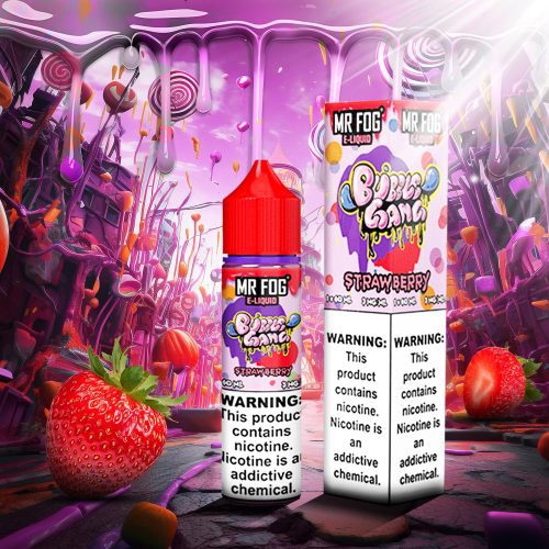 MR FOG E-LIQUID BUBBLE GANG 60ML - Strawberry 