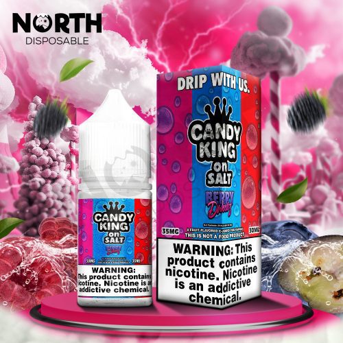 Candy King On Salt Nicotine Salt E-Liquid 30ML - Berry Dweebz