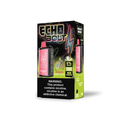 echo bolt 16k disposable vape dragon berry sour