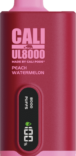 Cali UL8000 Disposable-Peach Watermelon