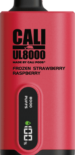 Cali UL8000 Disposable-Frozen Strawberry Raspberry