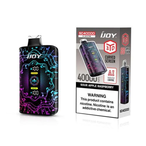 iJoy SD40000 Disposable - Sour Apple Raspberry 